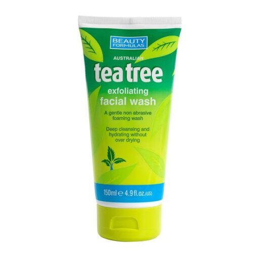 88351.Beauty Formulas Australian Tea Tree Exfoliating Facial Wash