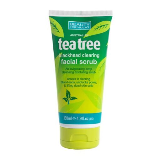 88430.Beauty Formulas Australian Tea Tree Blackhead Clearing Facial Scrub